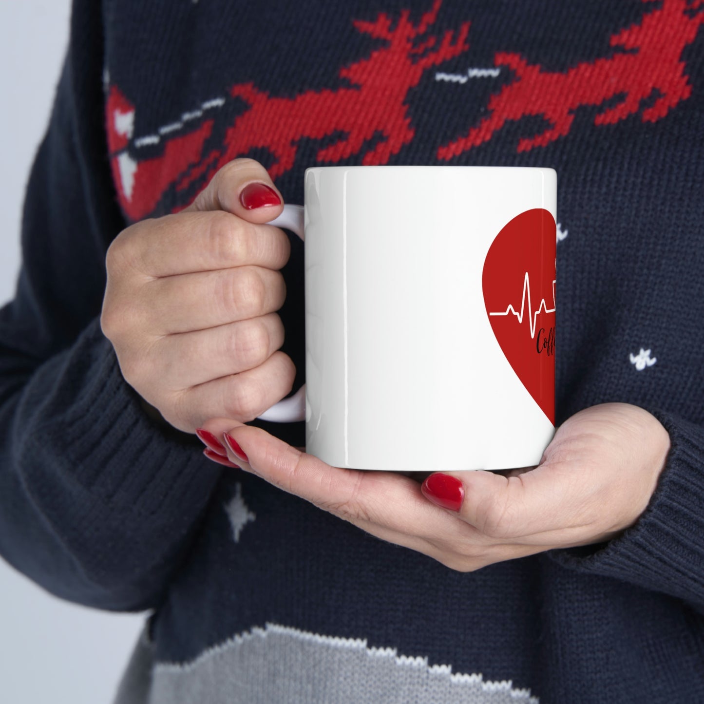 Love for Coffee Time - Ceramic Mug 11oz