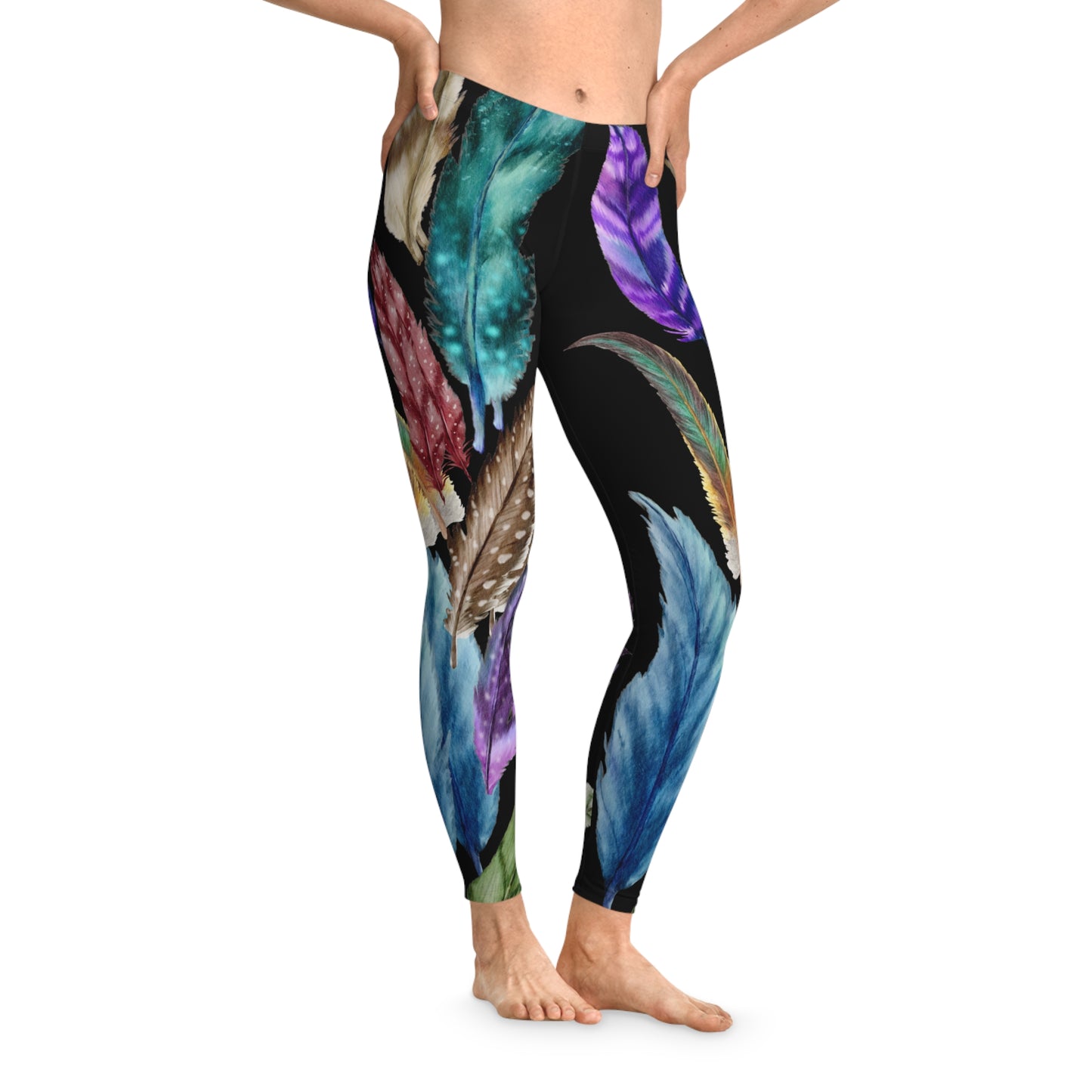 Feathers - Stretchy Leggings