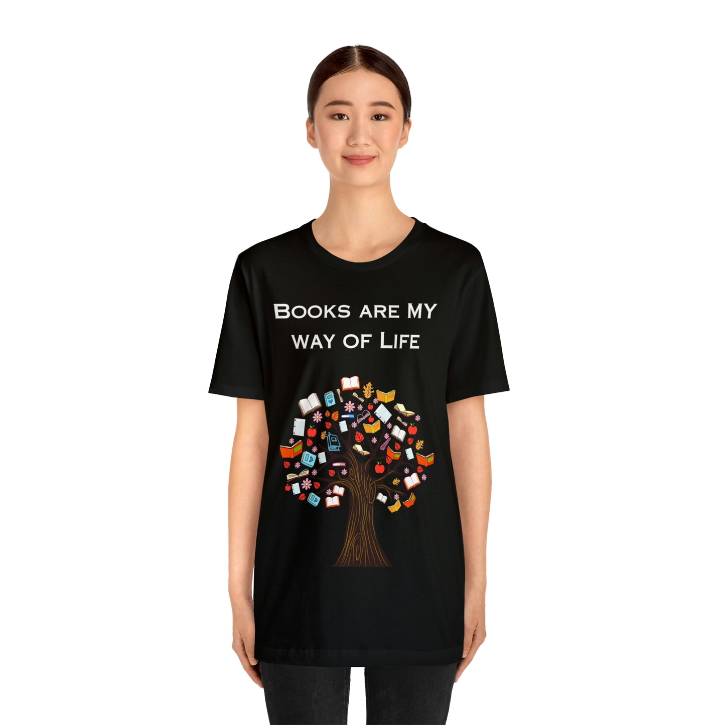 Book Tree - Unisex Jersey Short Sleeve Tee