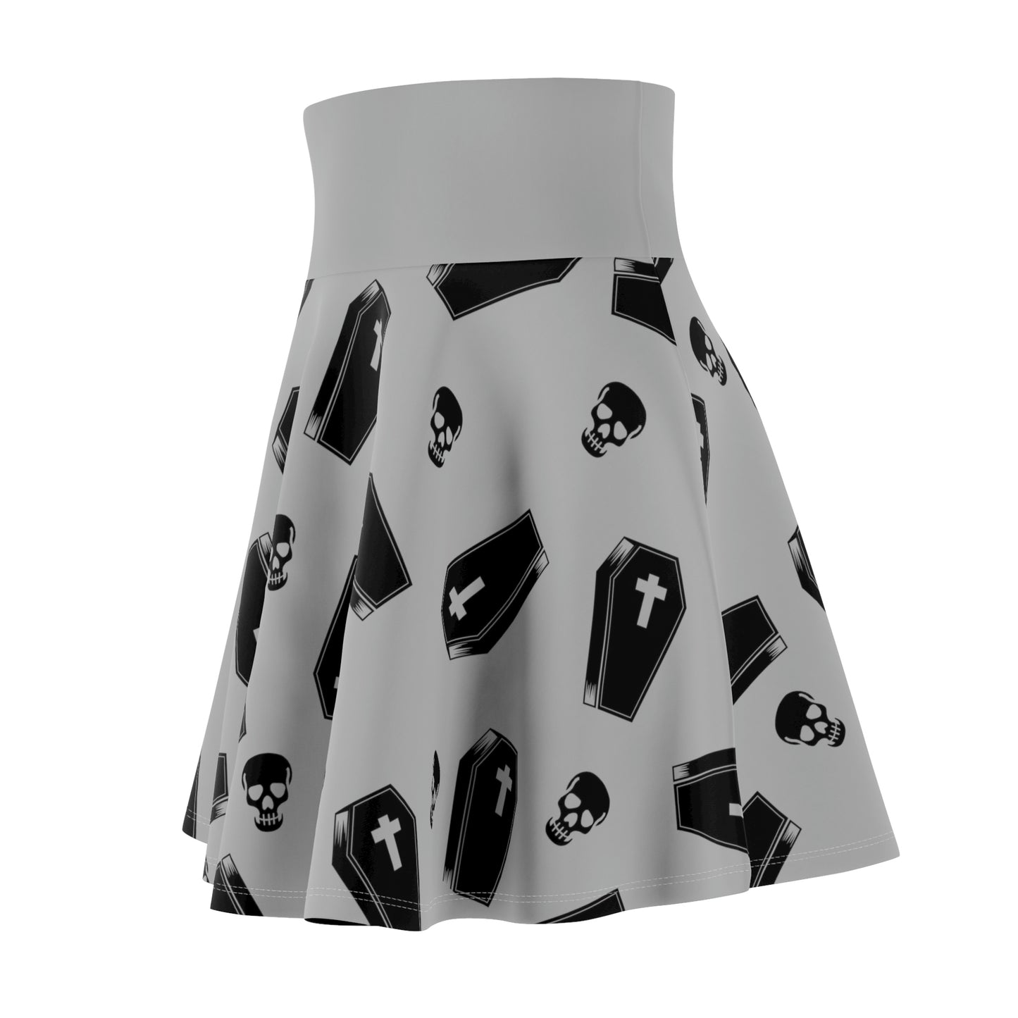 Coffin and Skulls Skirt