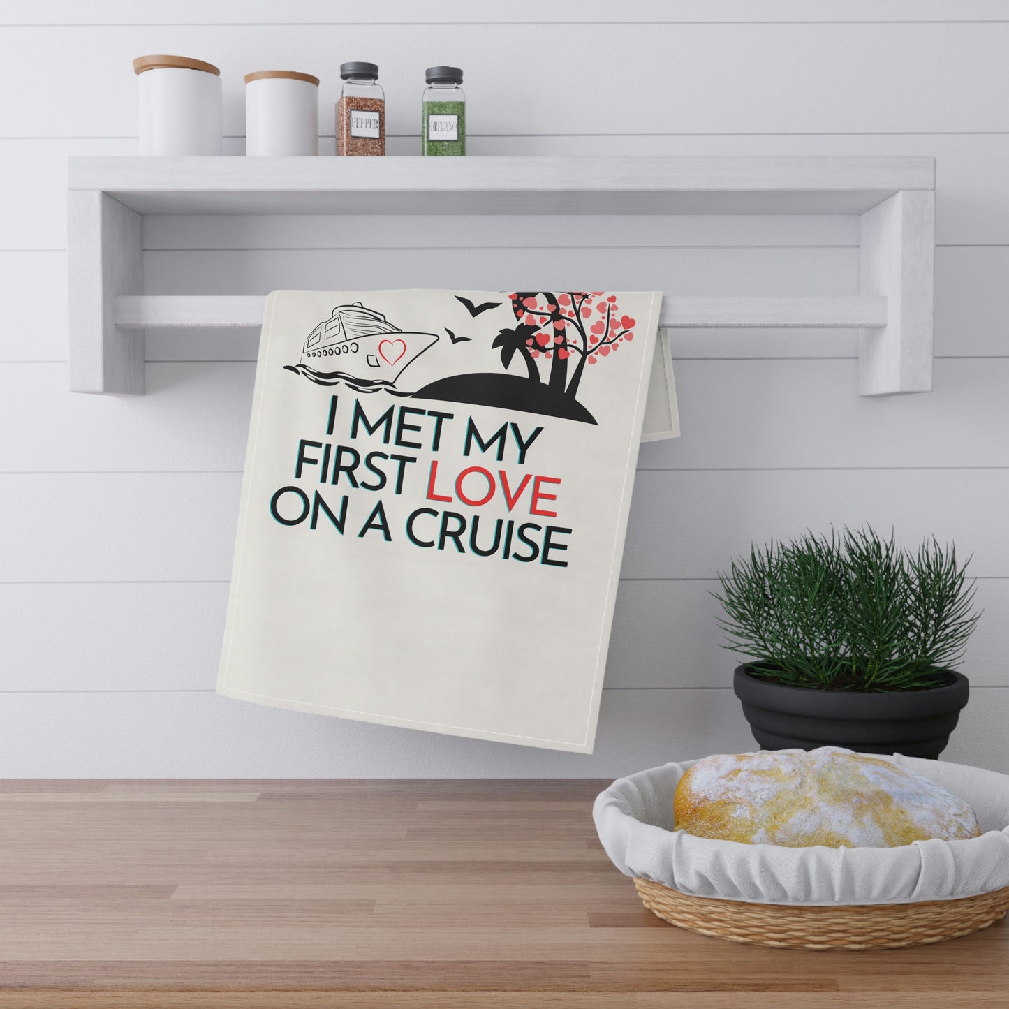 First Love Cruise - kitchen towel