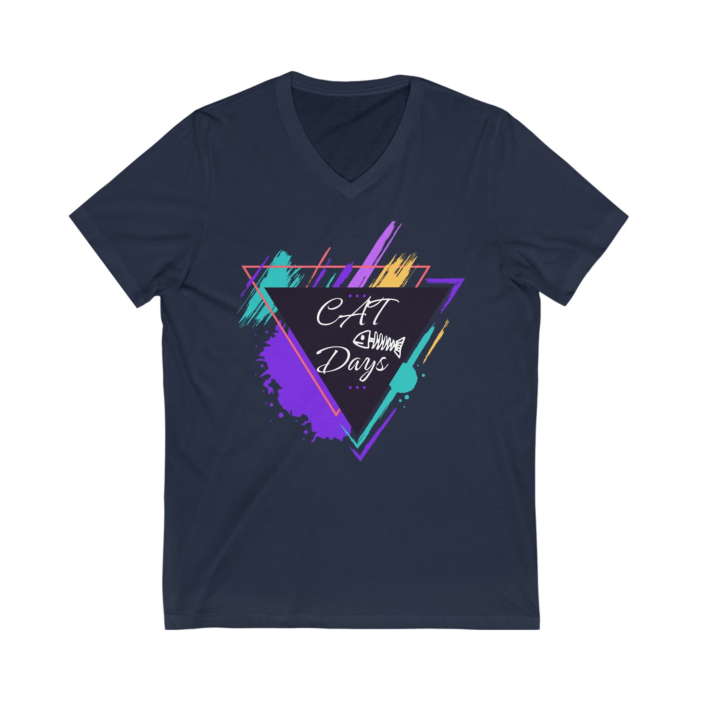 Cat Days - V-Neck Tee