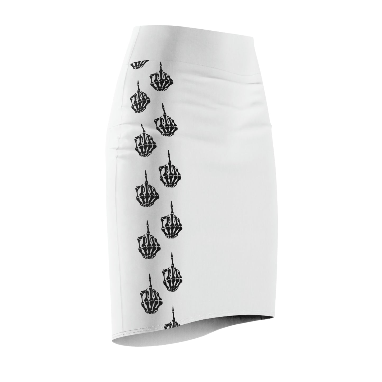 Skeleton middle finger - Pencil Skirt