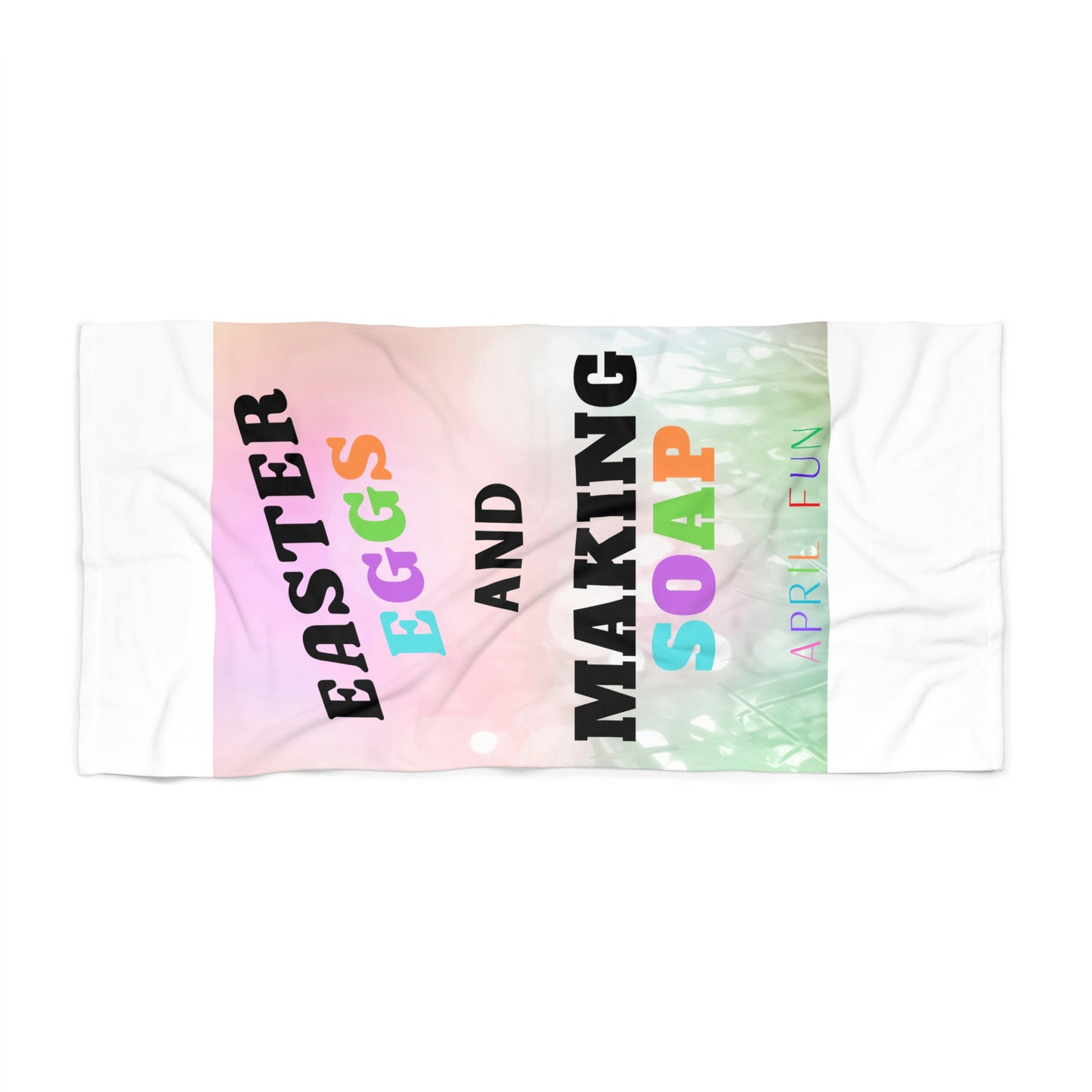 Eggs and Soap - Beach Towel