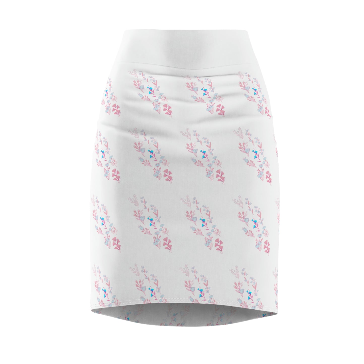 Beautiful Flower designed pencil skirt
