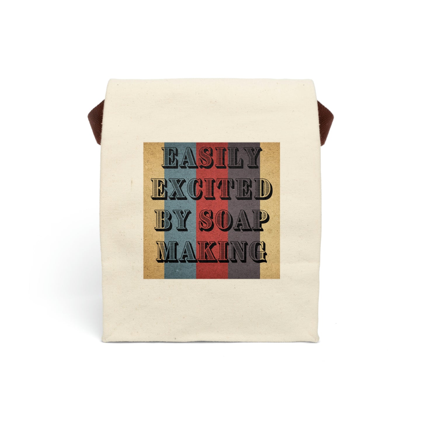 Canvas Lunch Bag With Strap