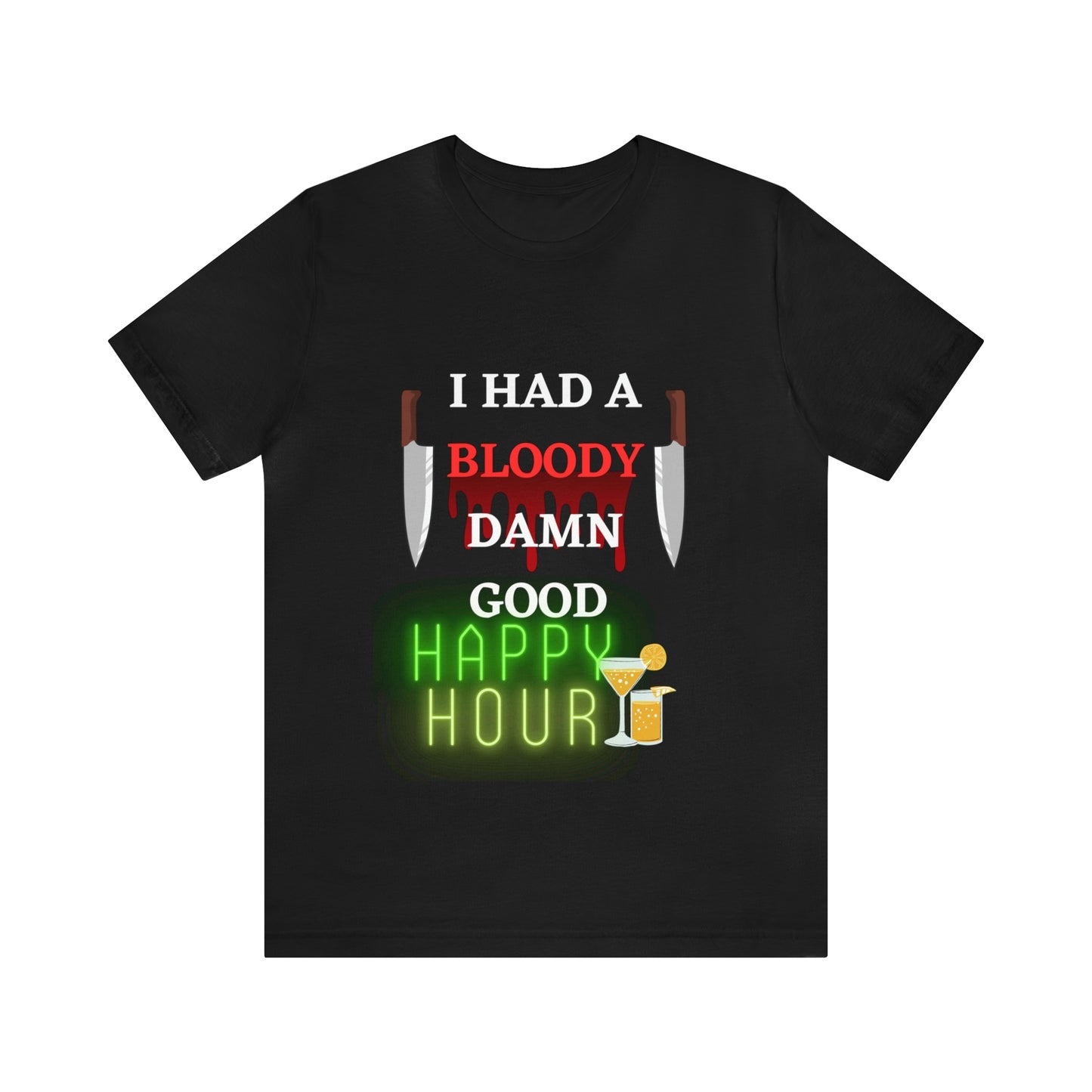 Happy Hour - Unisex Jersey Short Sleeve Tee
