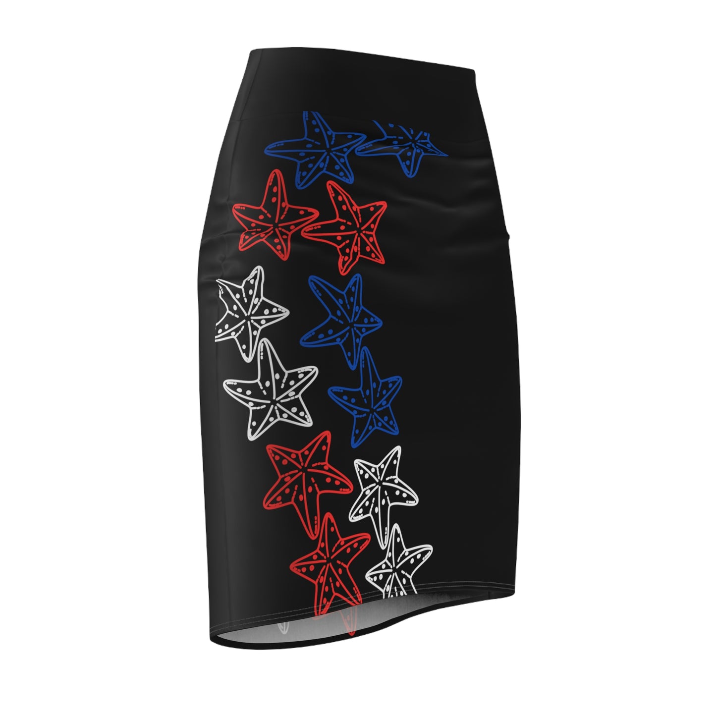 Red White and Blue - Pencil Skirt