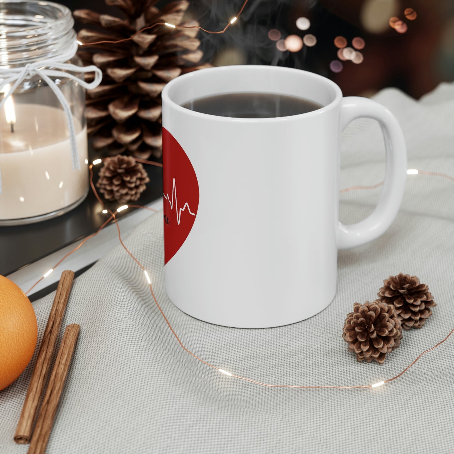 Love for Coffee Time - Ceramic Mug 11oz