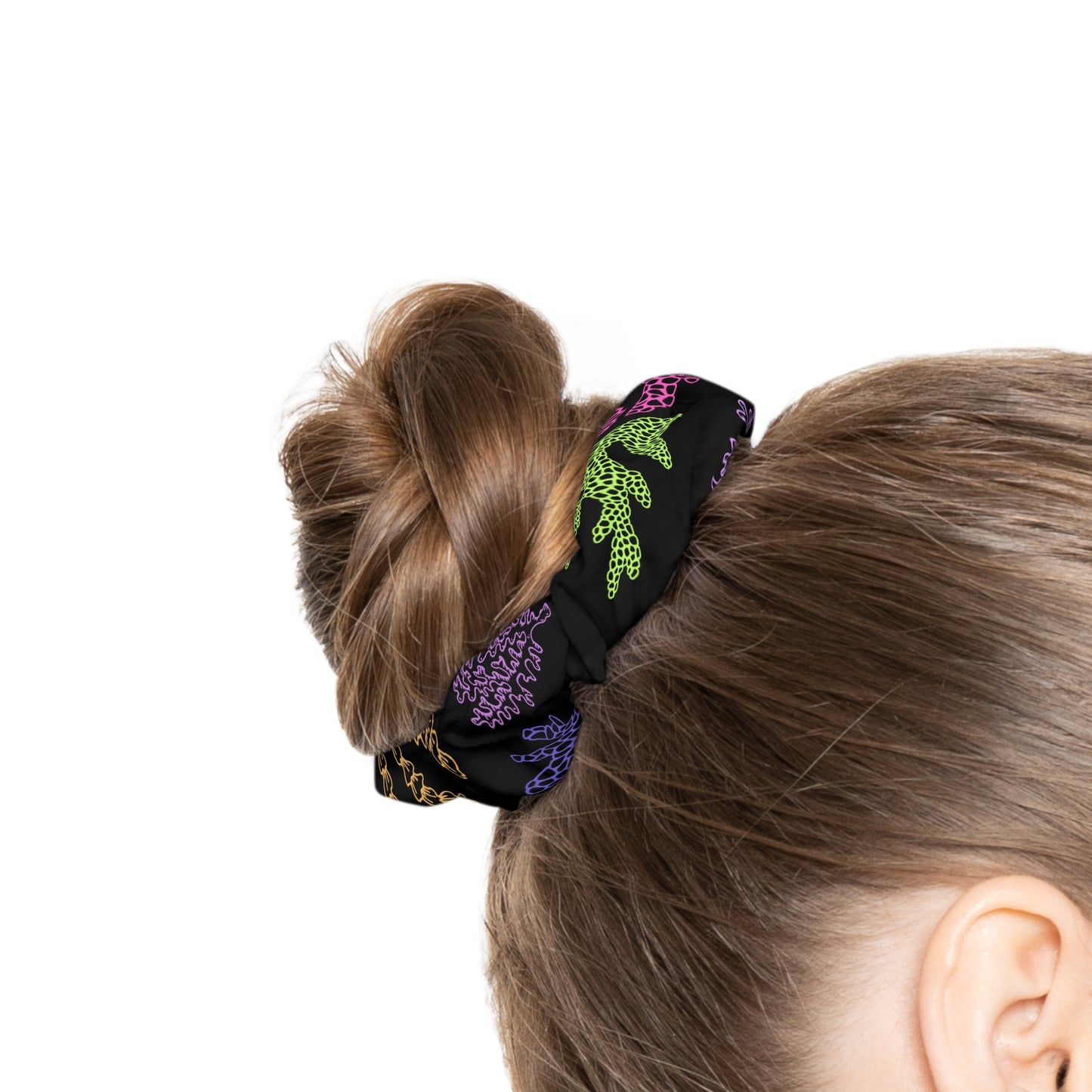 Colorful Coral - Scrunchie