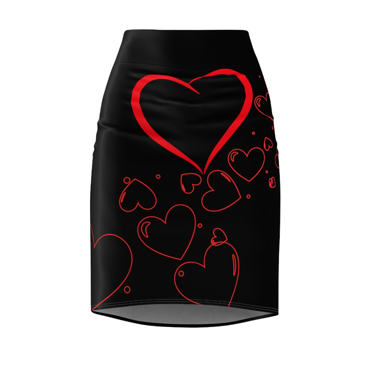 Heart - Pencil Skirt
