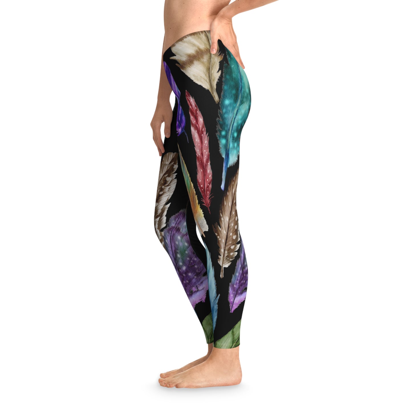 Feathers - Stretchy Leggings