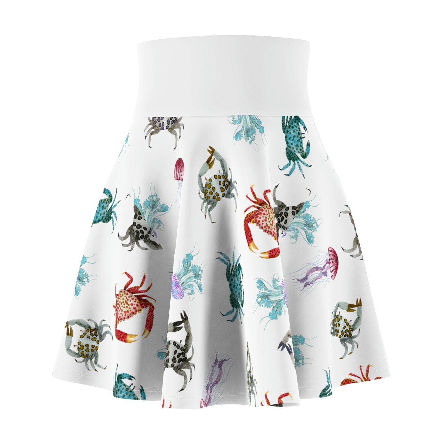 Salty Sea Crab and Jellyfish - Skirt