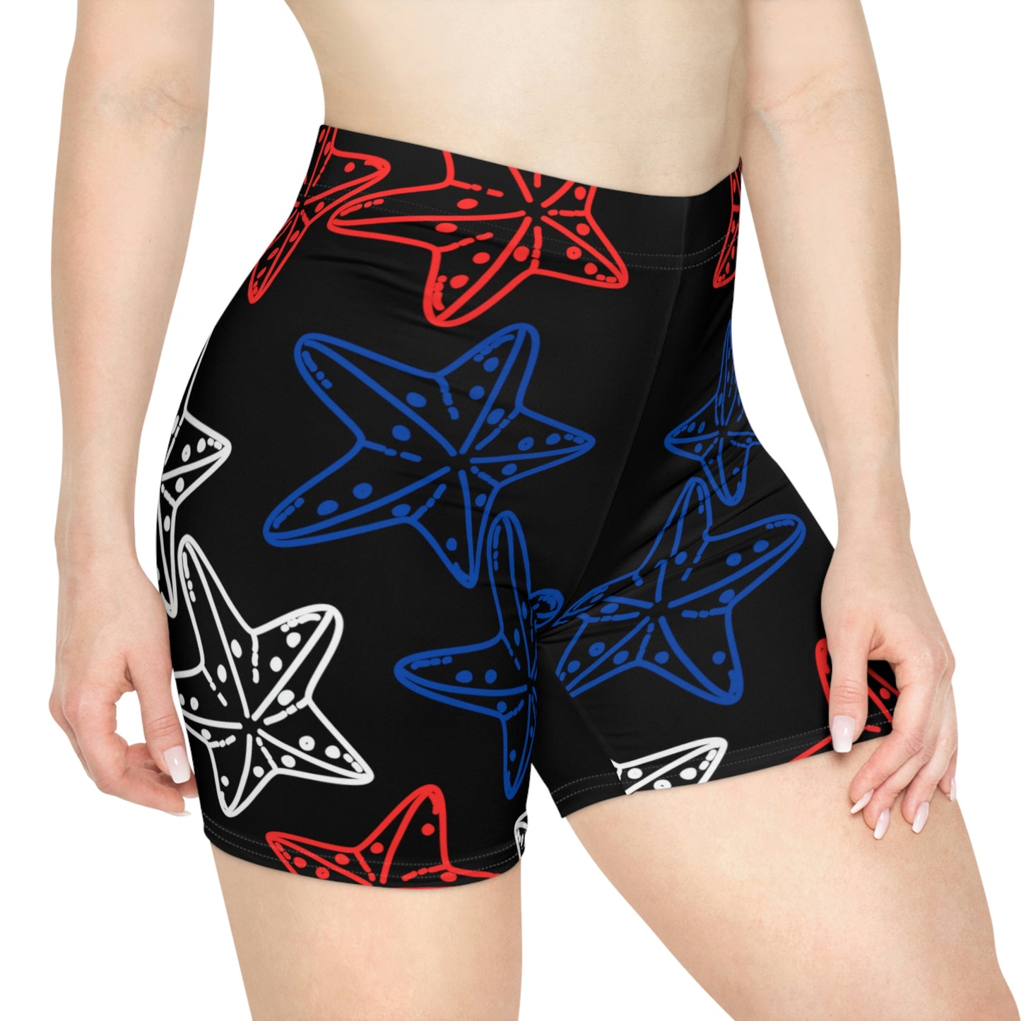 Red White and Blue Starfish - Shorts