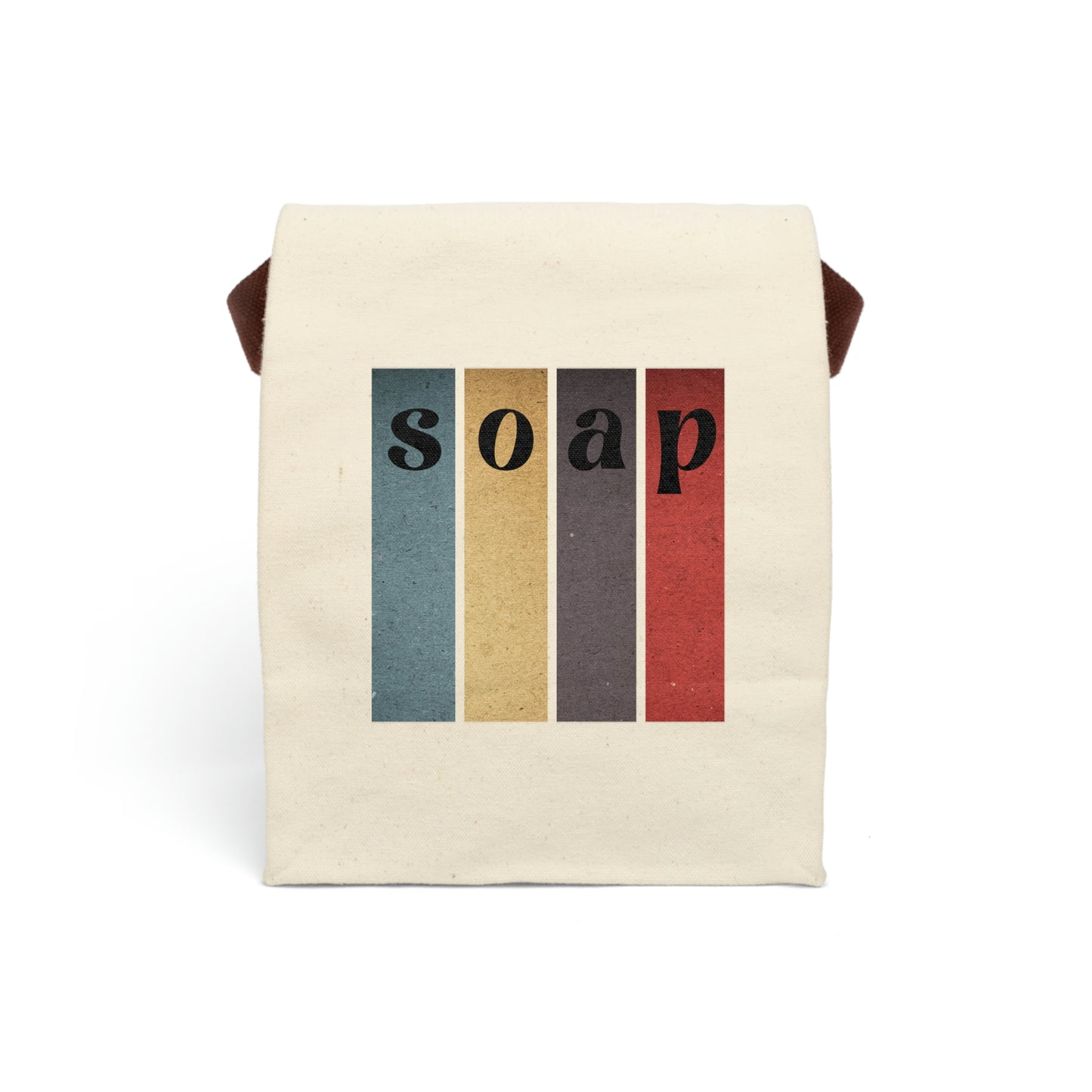 Canvas Lunch Bag With Strap