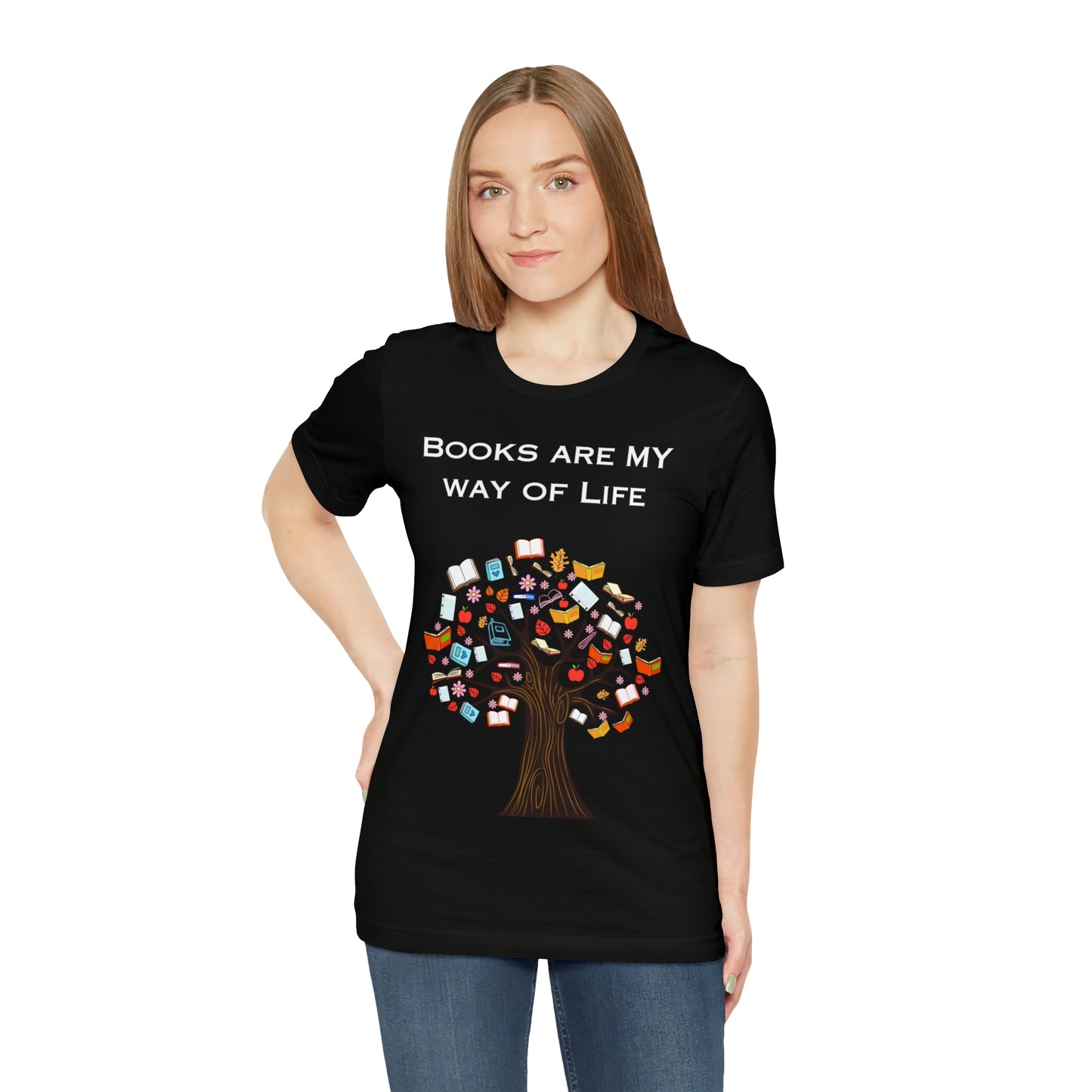 Book Tree - Unisex Jersey Short Sleeve Tee