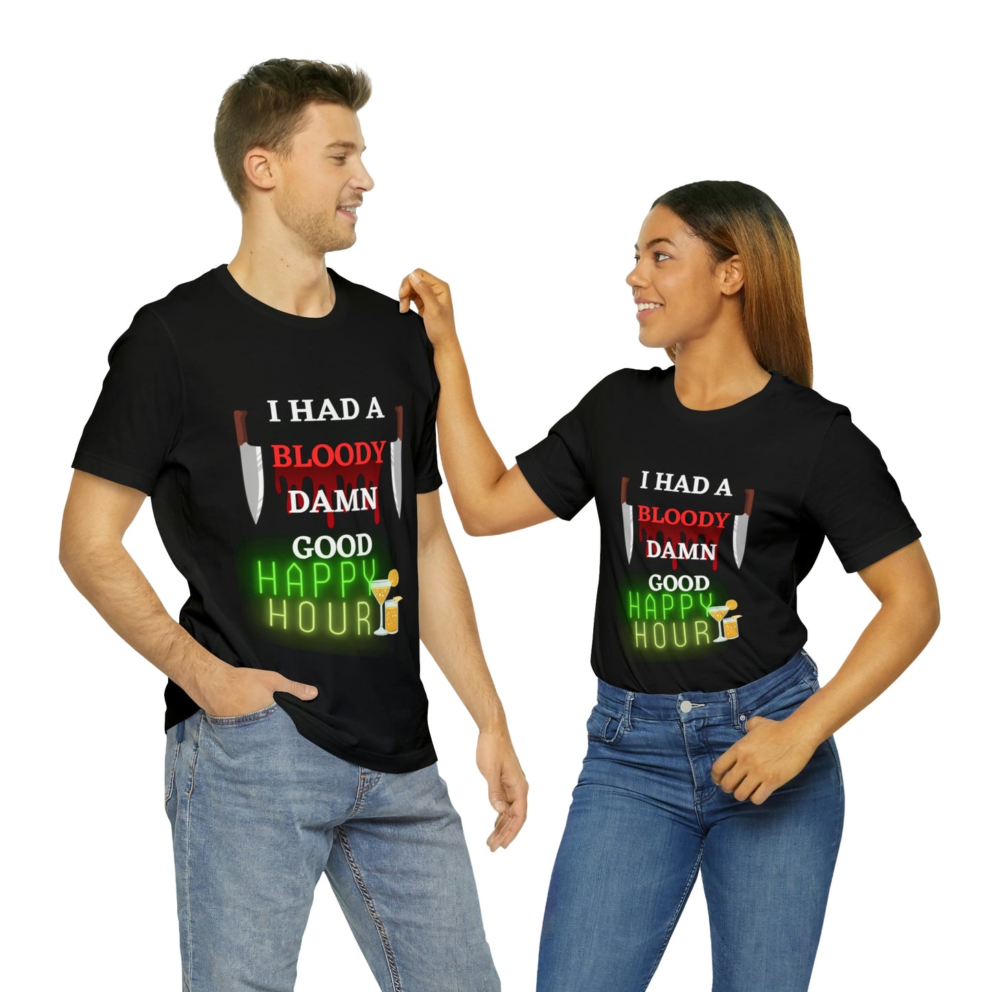 Happy Hour - Unisex Jersey Short Sleeve Tee