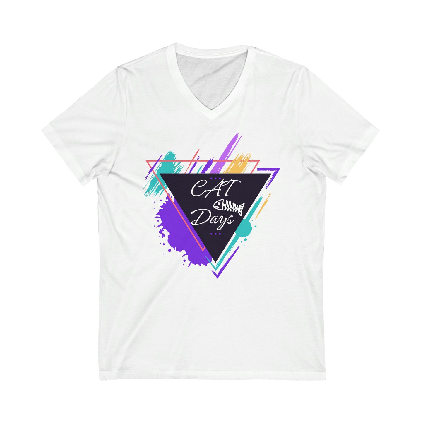 Cat Days - V-Neck Tee