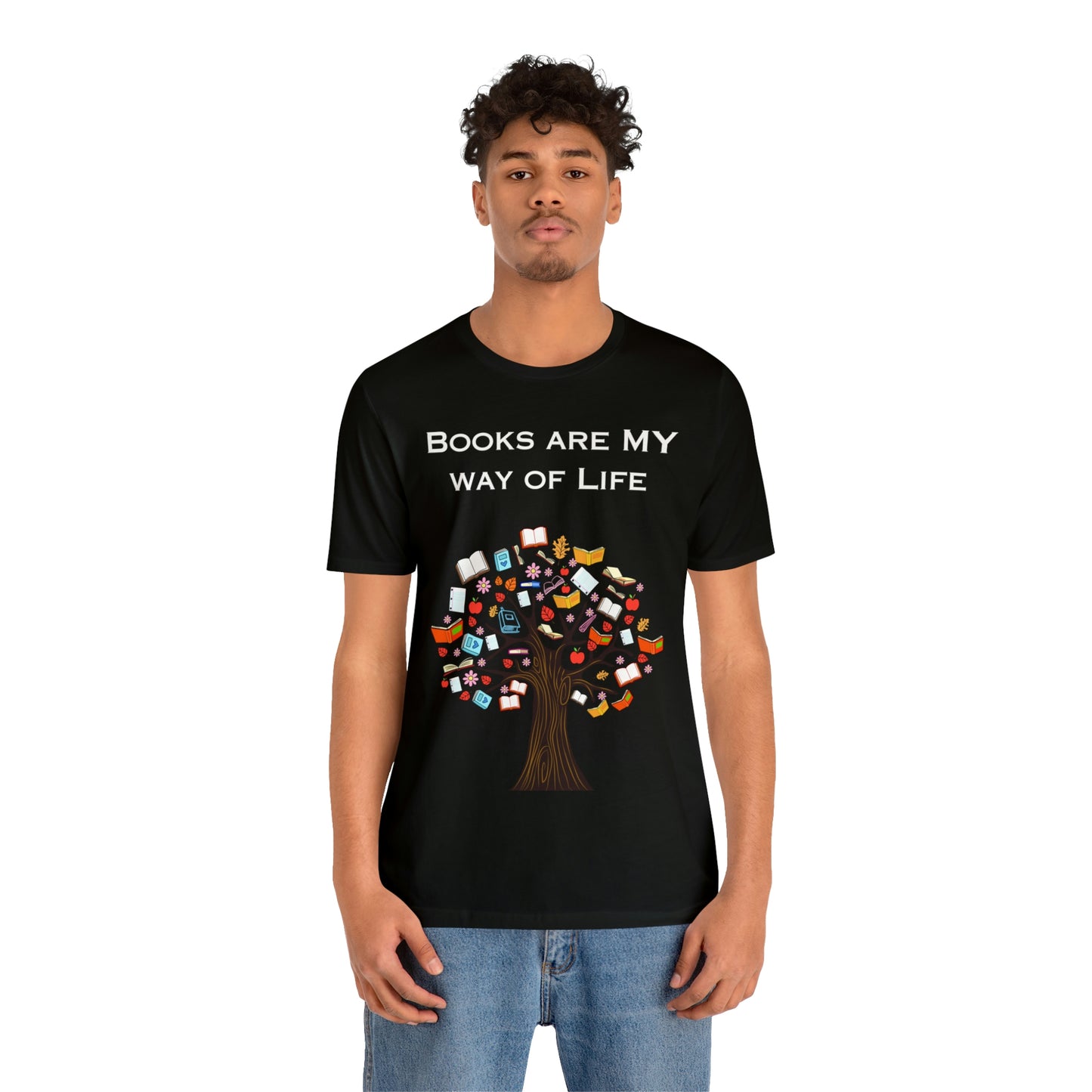 Book Tree - Unisex Jersey Short Sleeve Tee