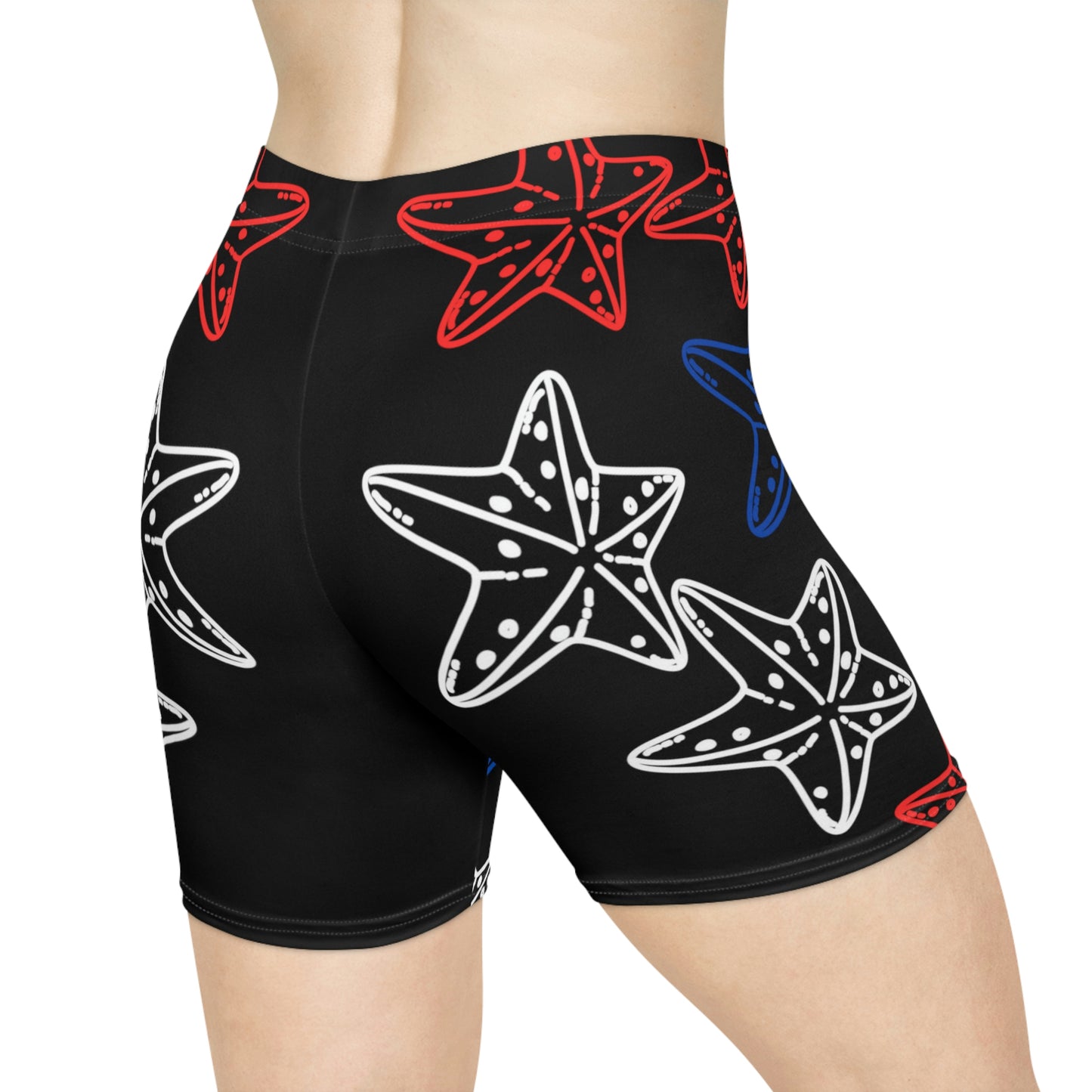 Red White and Blue Starfish - Shorts