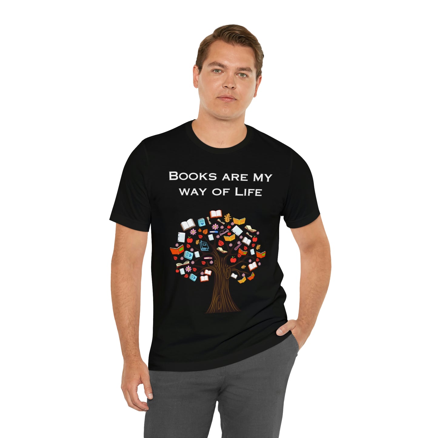 Book Tree - Unisex Jersey Short Sleeve Tee