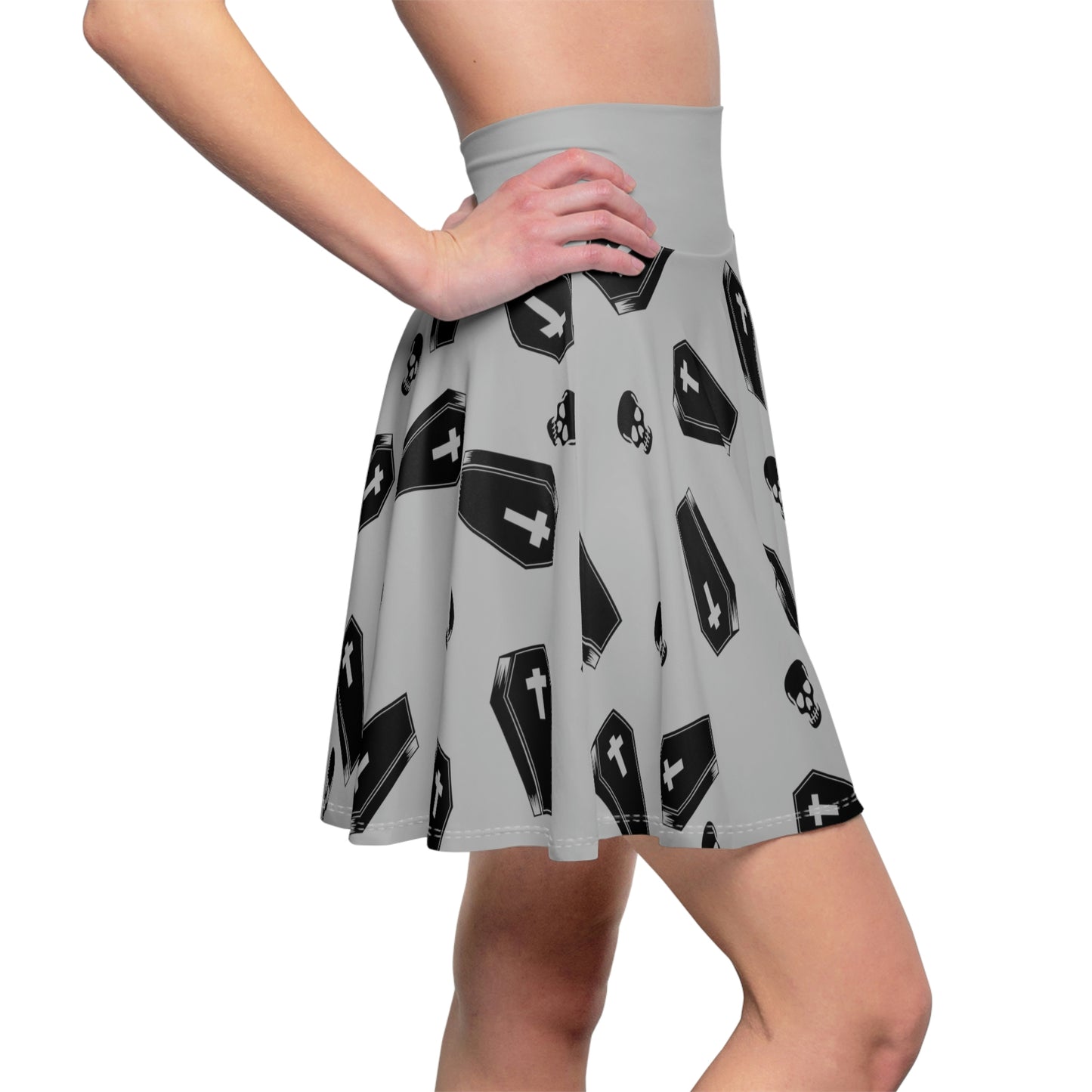 Coffin and Skulls Skirt