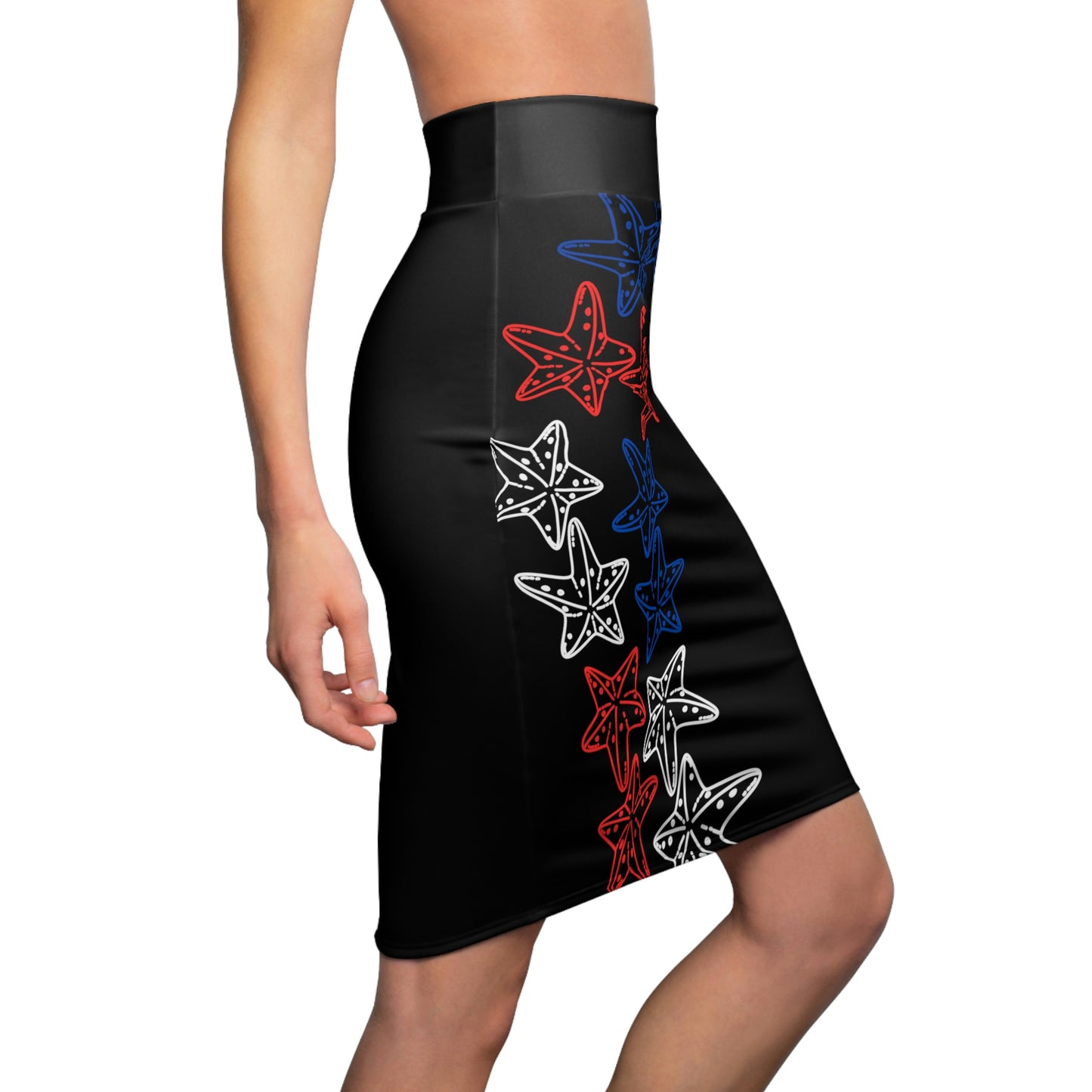 Red White and Blue - Pencil Skirt