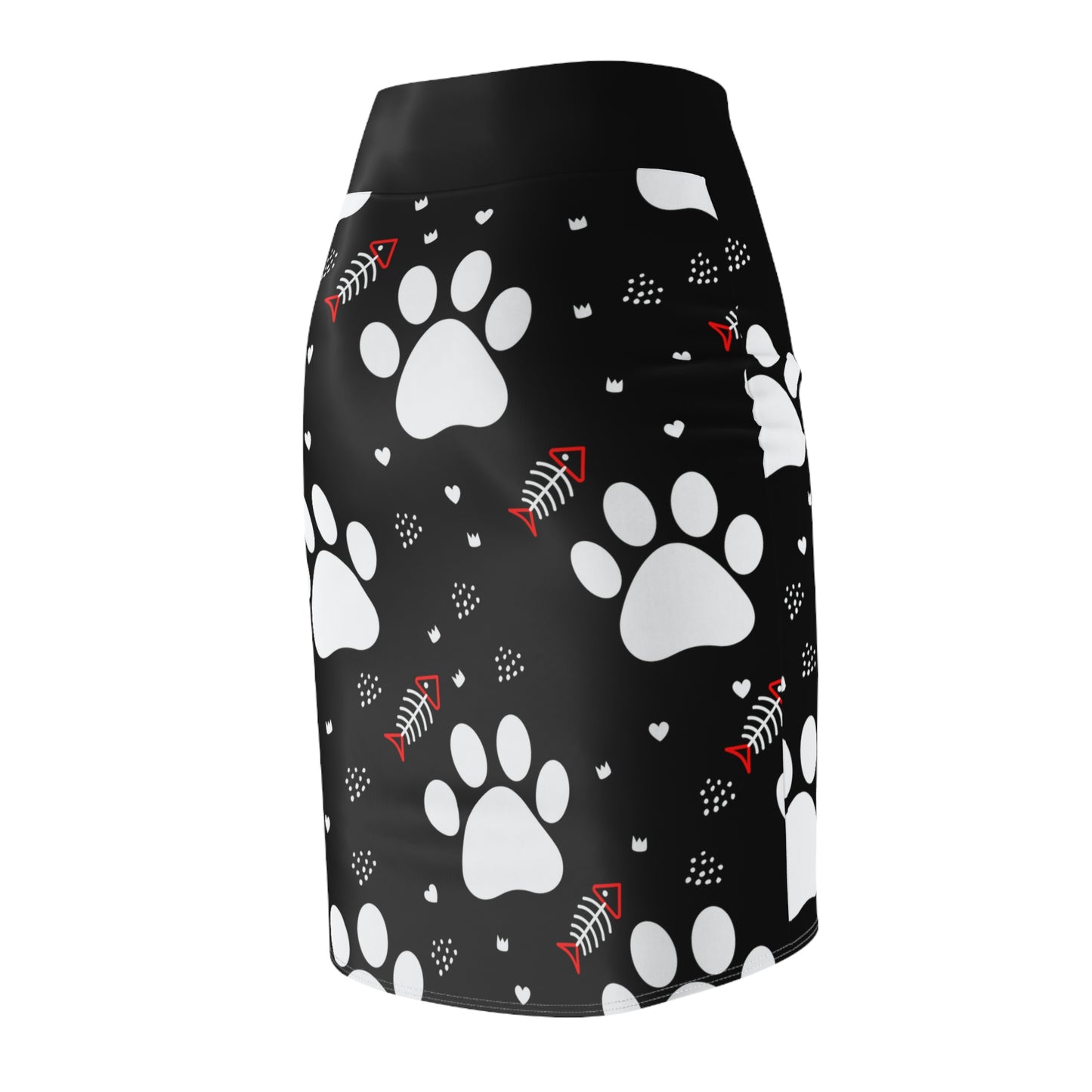 Kitty Paws and Dead Red Fish - Pencil Skirt