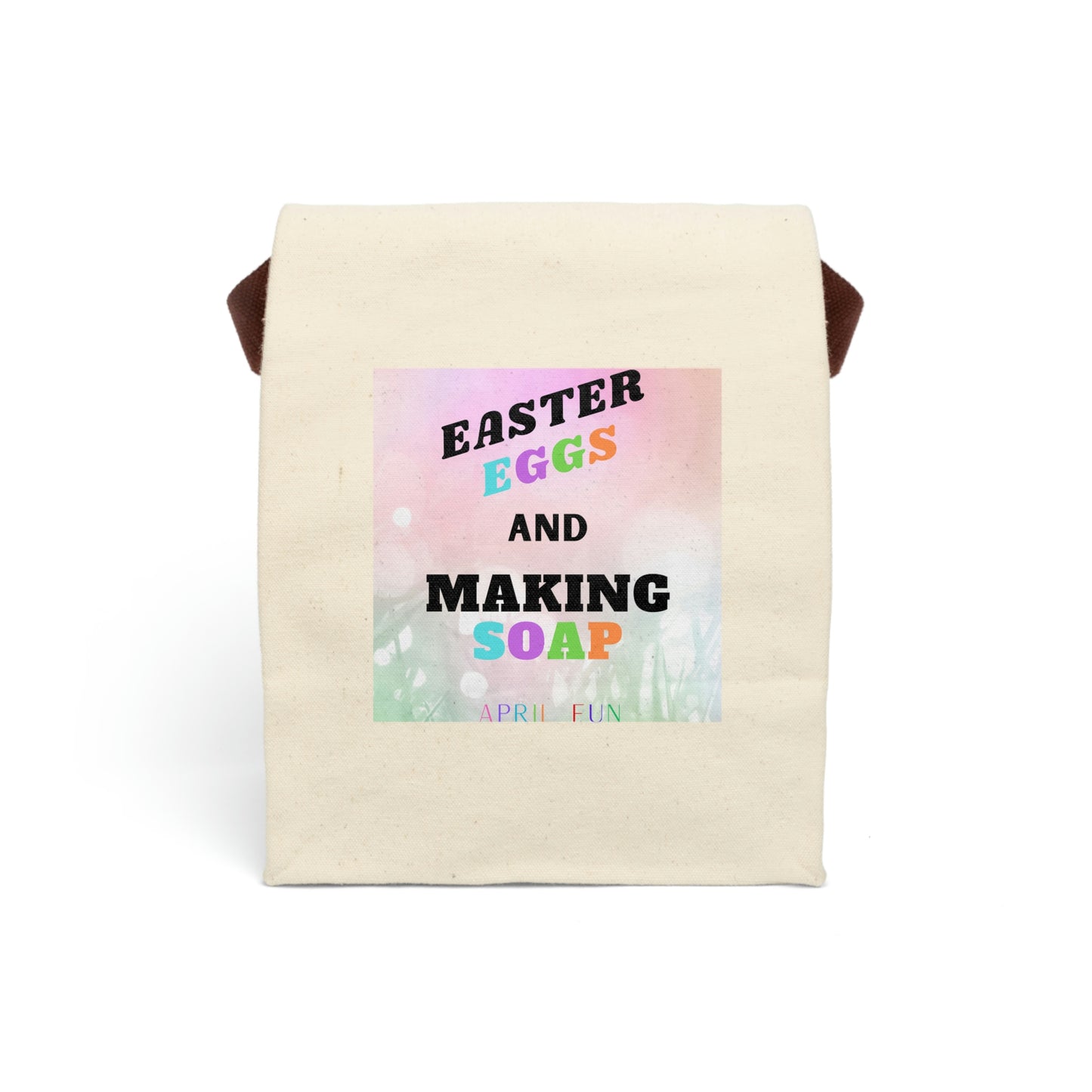 Canvas Lunch Bag With Strap
