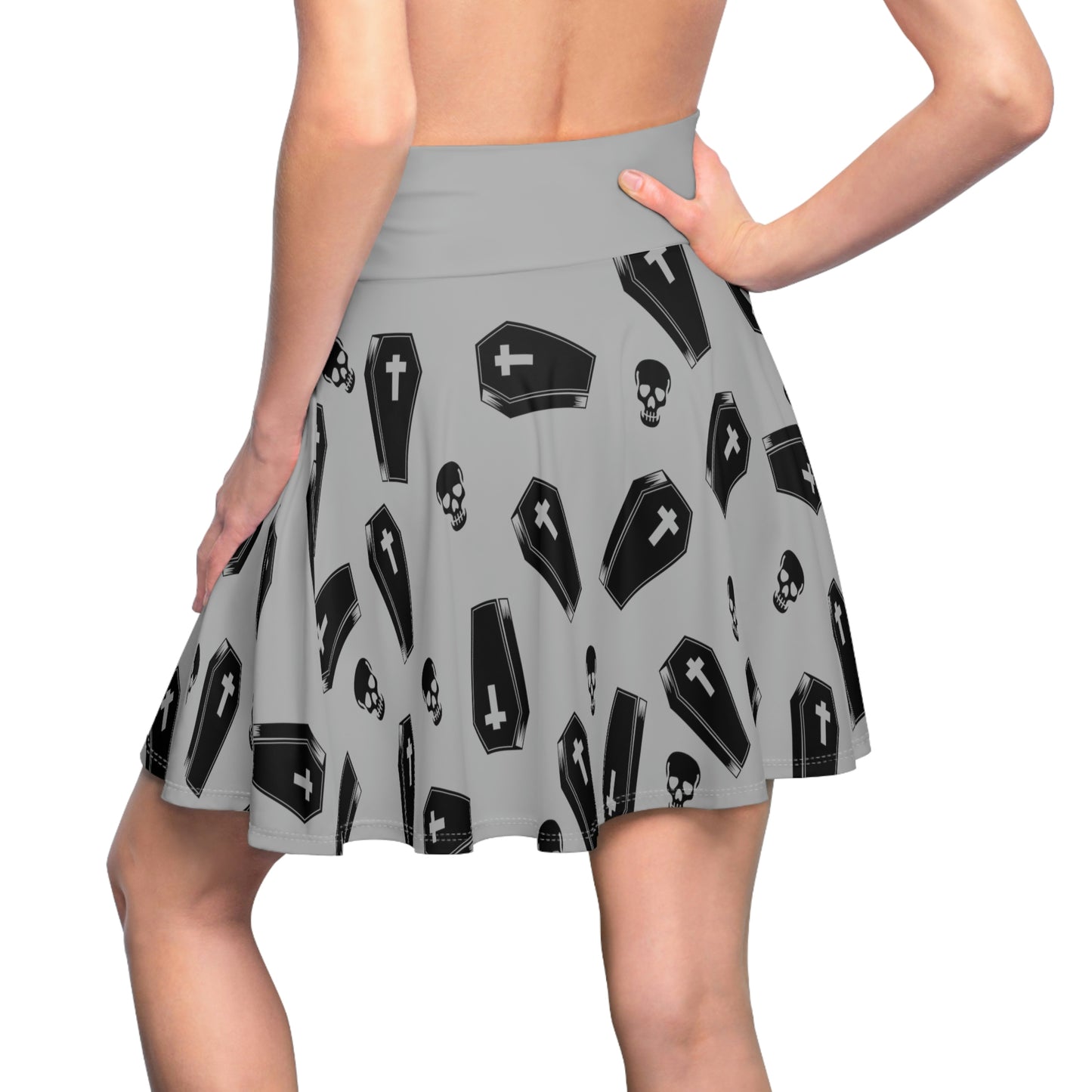 Coffin and Skulls Skirt