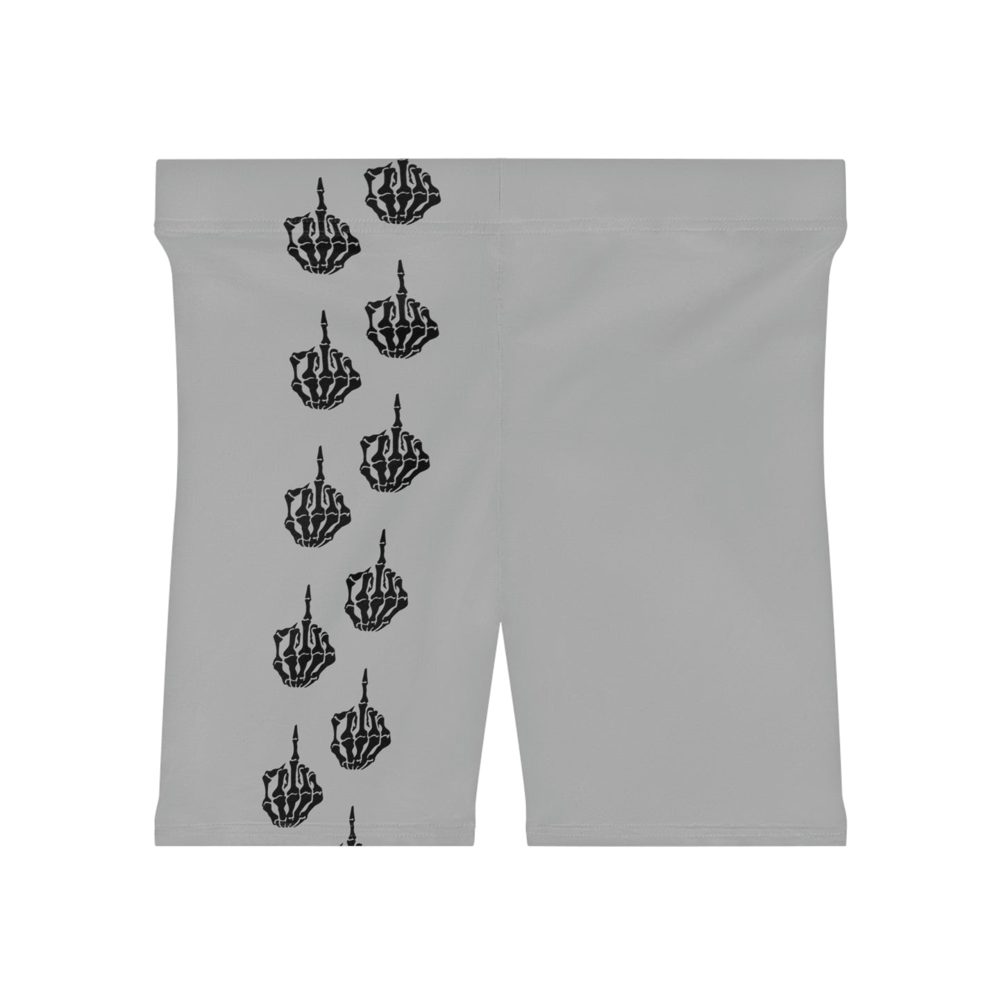 Skeleton Middle Finger Running Shorts