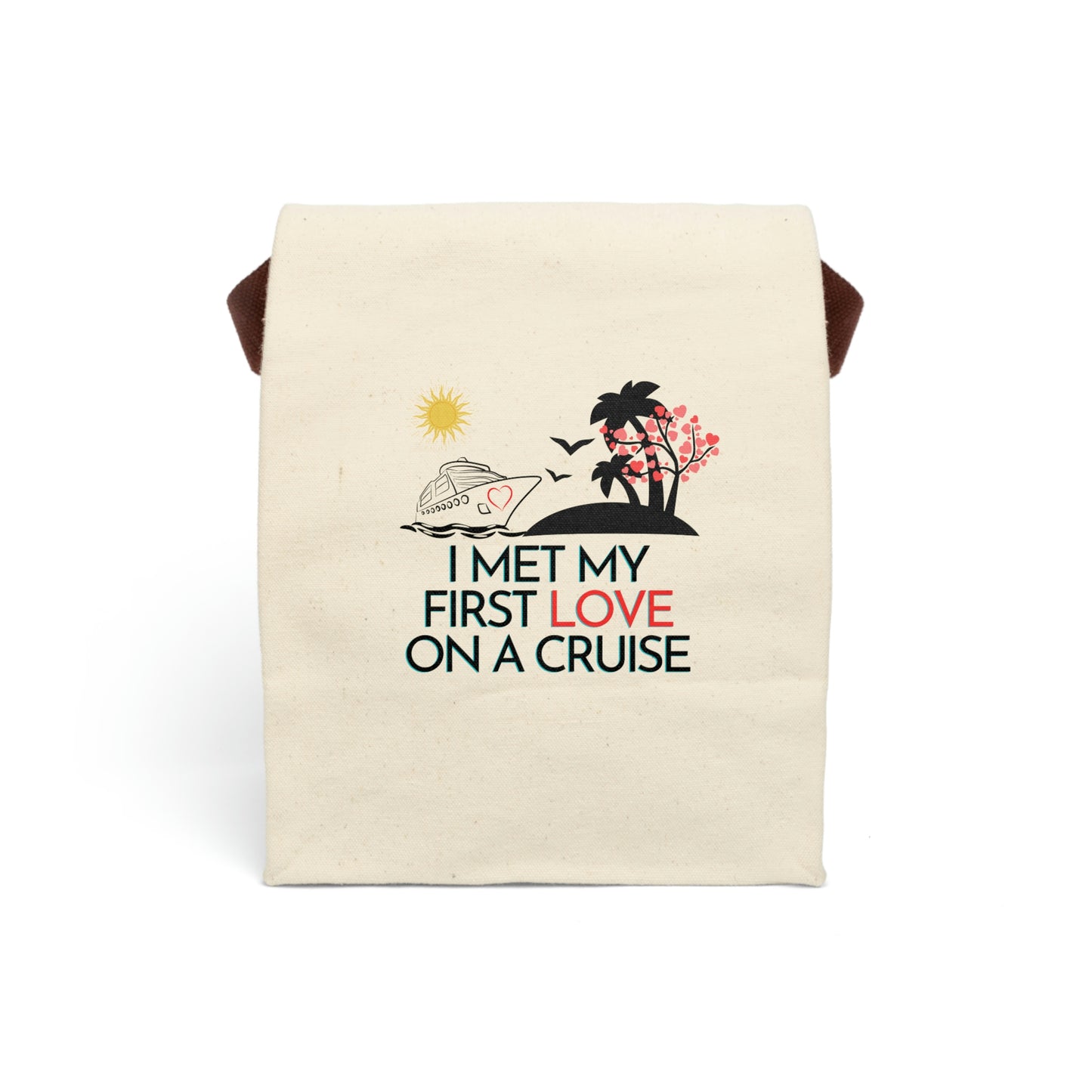 Canvas Lunch Bag With Strap