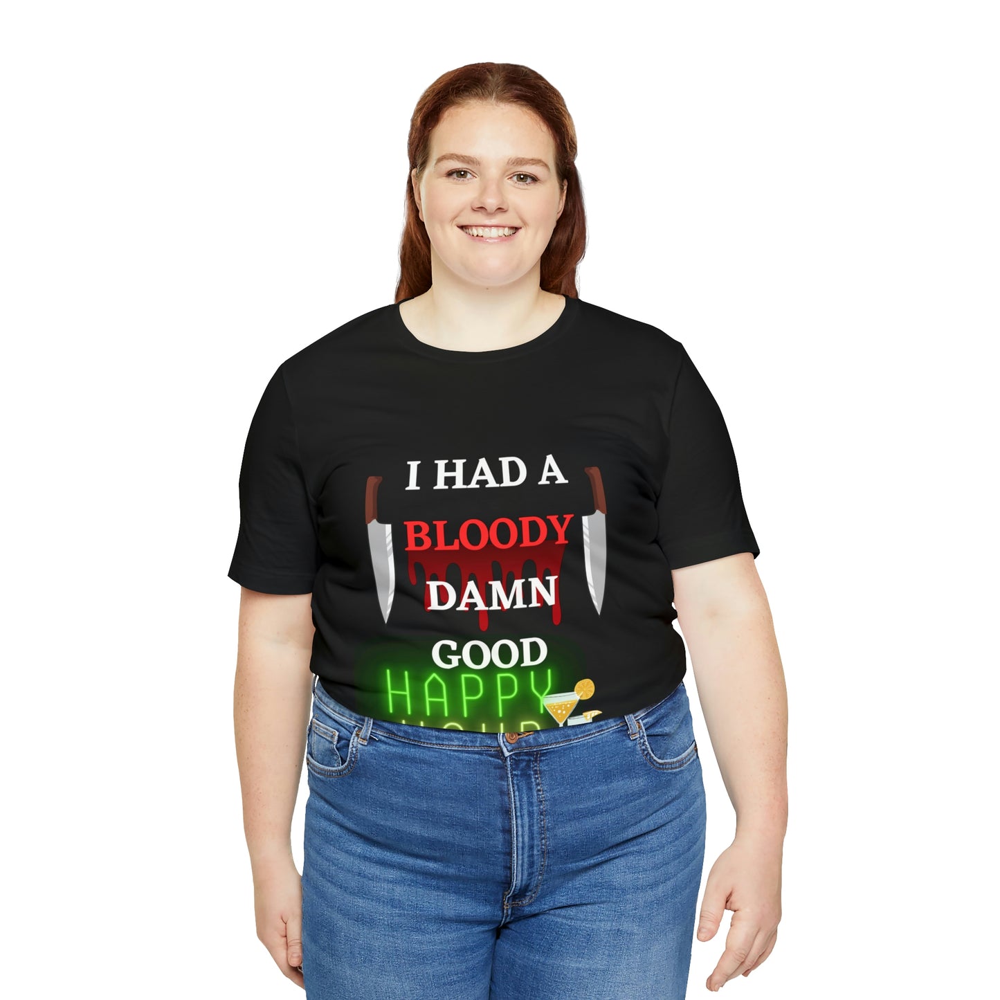 Happy Hour - Unisex Jersey Short Sleeve Tee