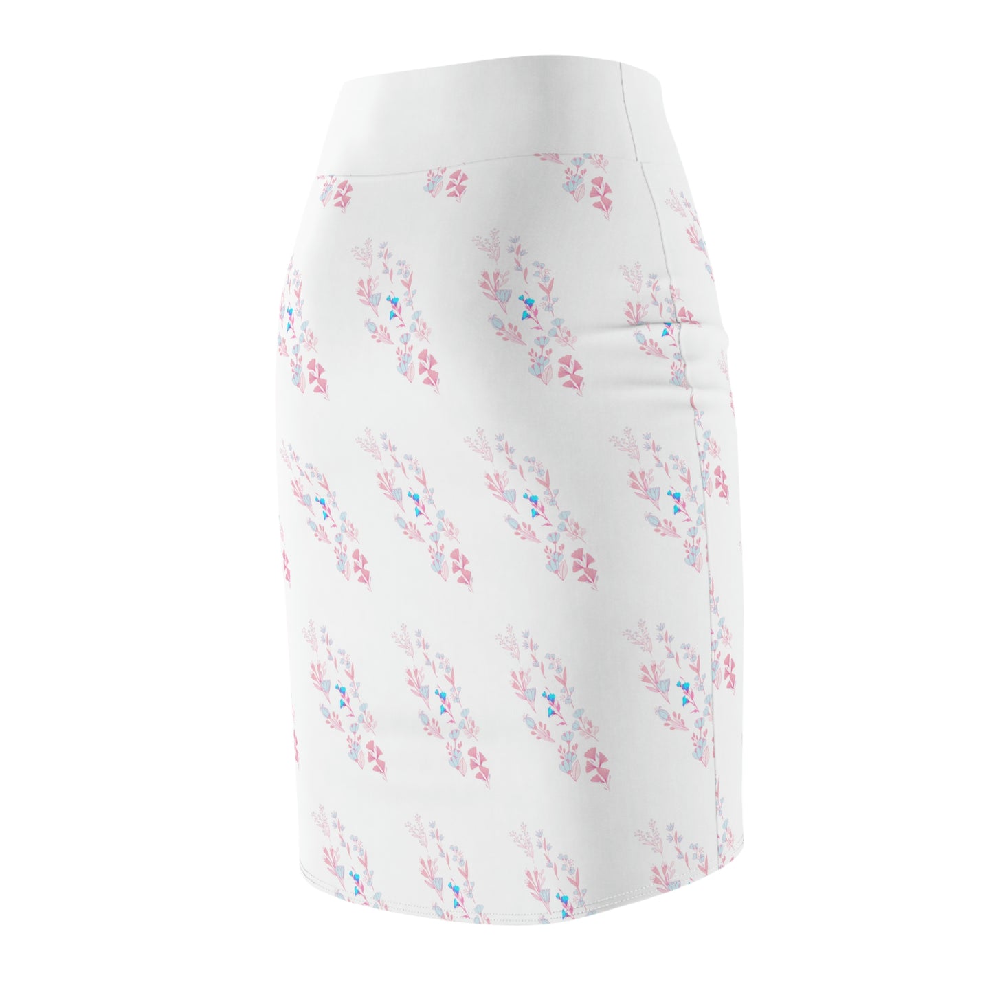 Beautiful Flower designed pencil skirt