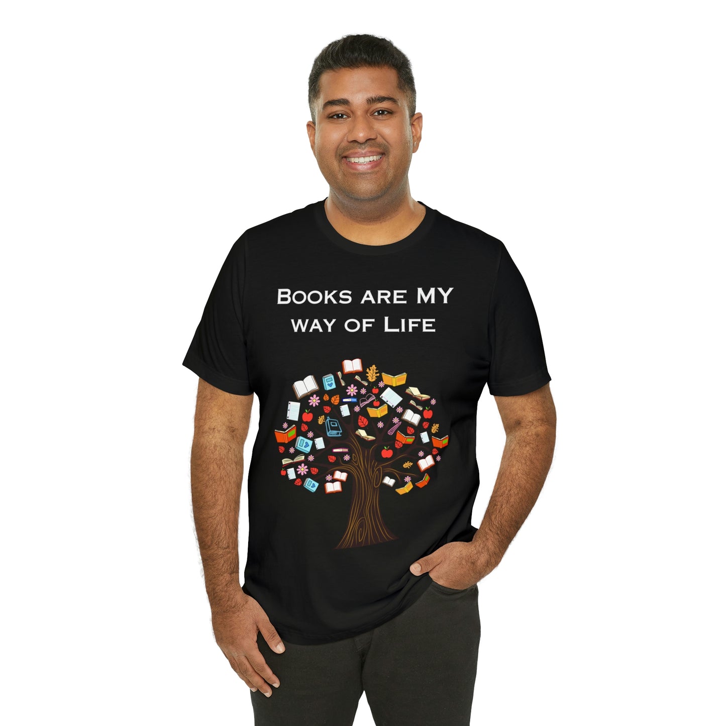 Book Tree - Unisex Jersey Short Sleeve Tee