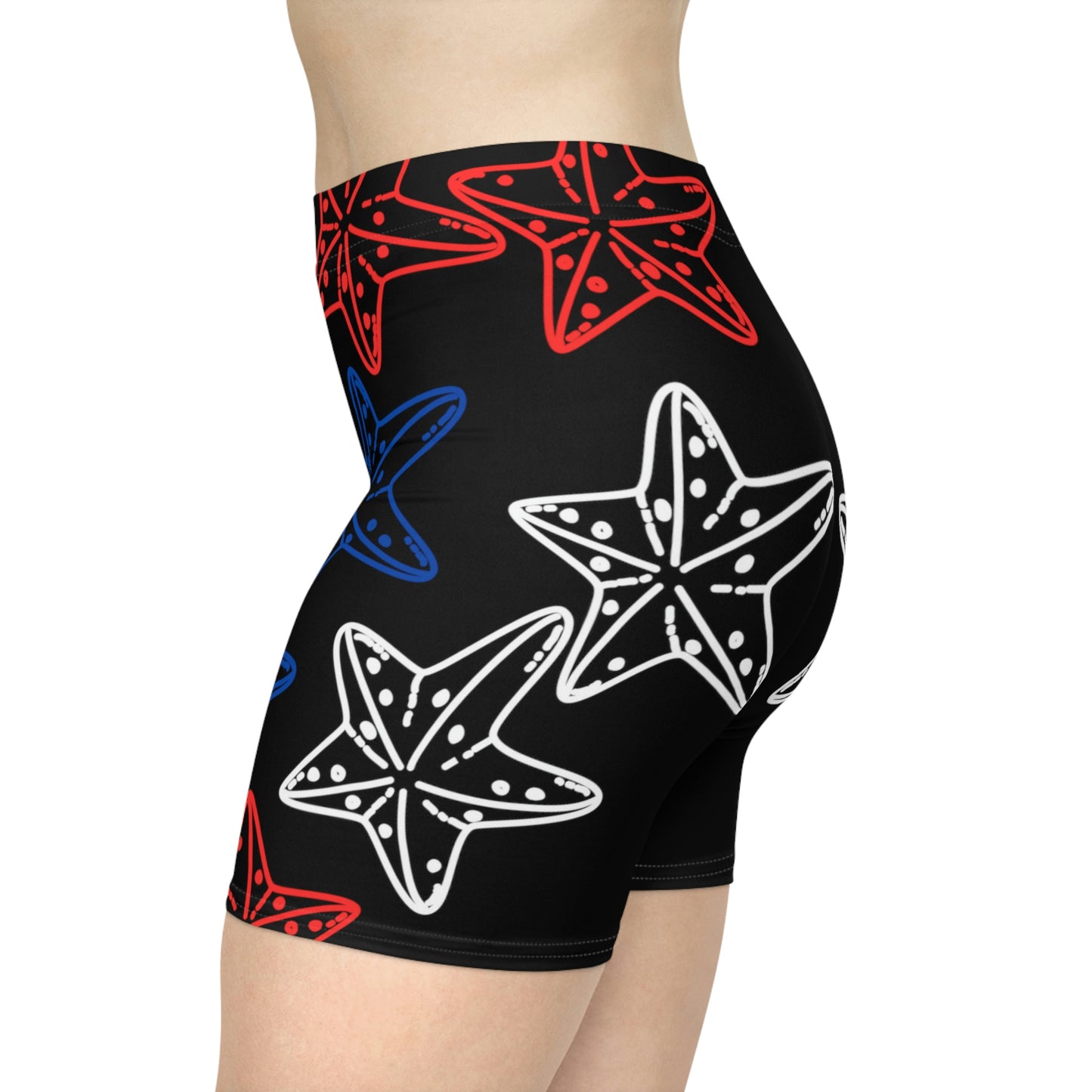 Red White and Blue Starfish - Shorts