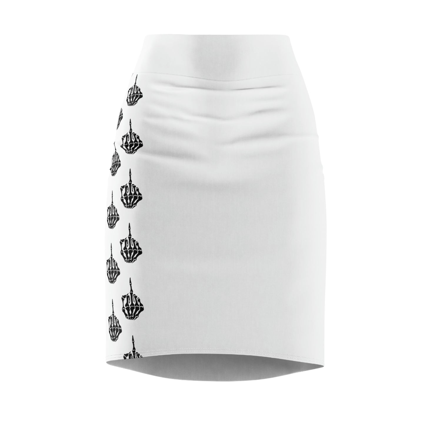 Skeleton middle finger - Pencil Skirt