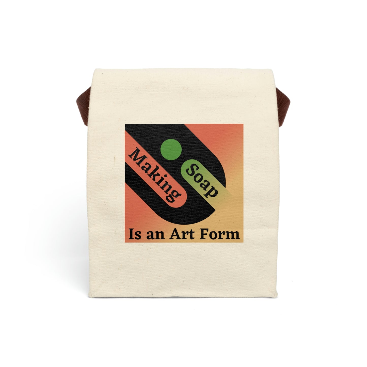 Canvas Lunch Bag With Strap