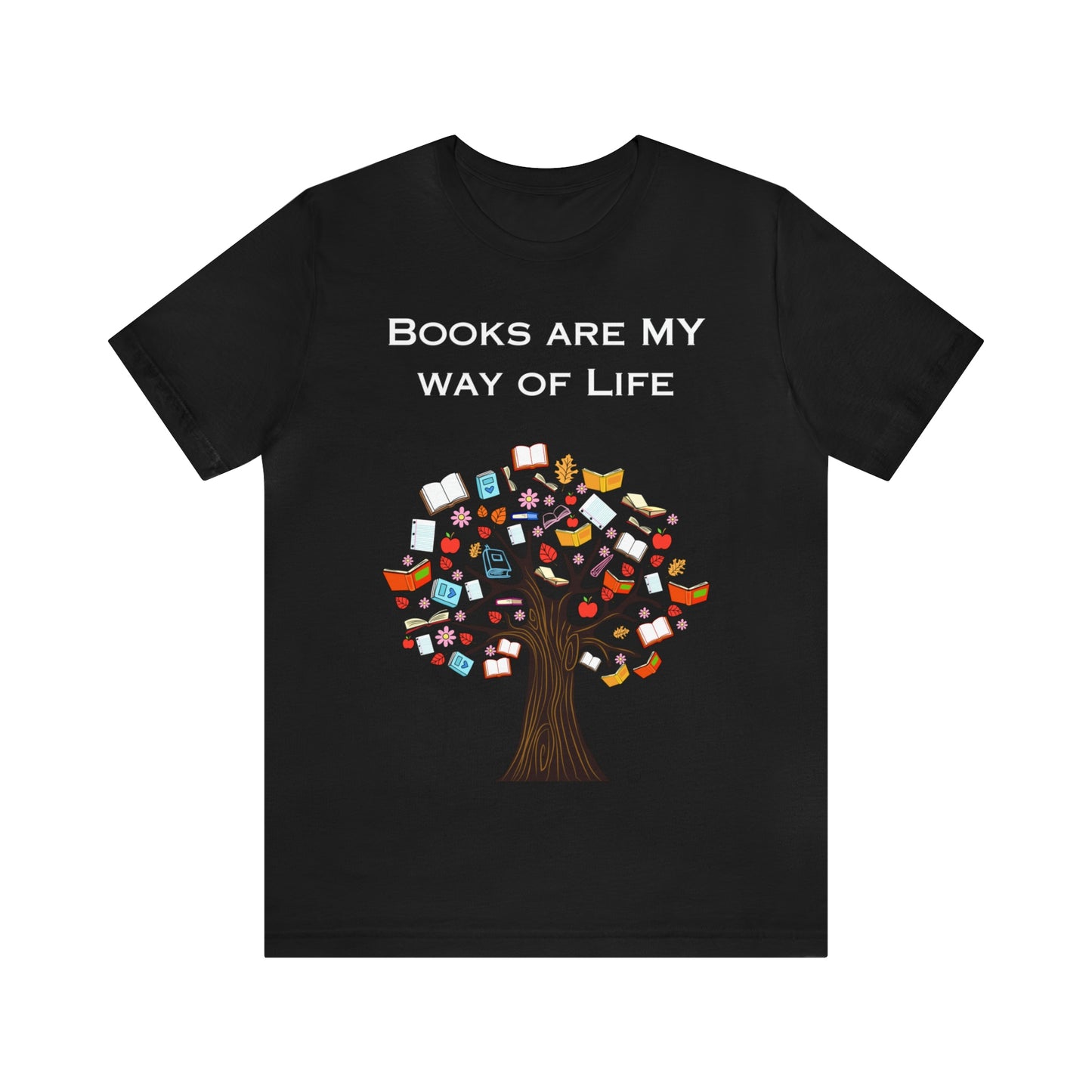 Book Tree - Unisex Jersey Short Sleeve Tee