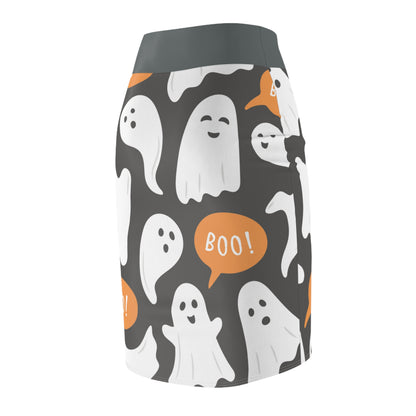Halloween - BOO - Pencil Skirt