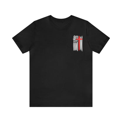 USA Flag (Valor Respect) - Jersey Short Sleeve Tee