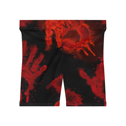 Halloween - Bloody Hands - Biker Shorts