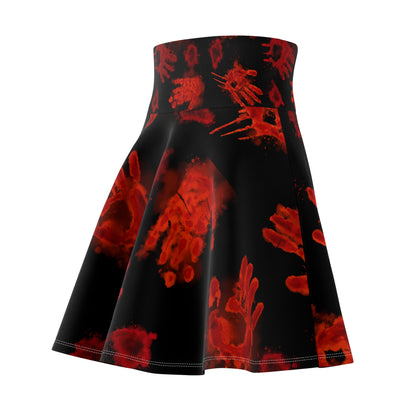 Halloween - Bloody Hands Skirt - Black