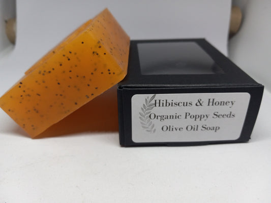 Hibiscus and Honey - NO COCONUT -  Olive oil soap