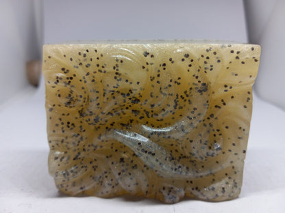Winter Peppermint - Hand Poured Exfoliating Olive Oil / Hemp Seed Oil Soap