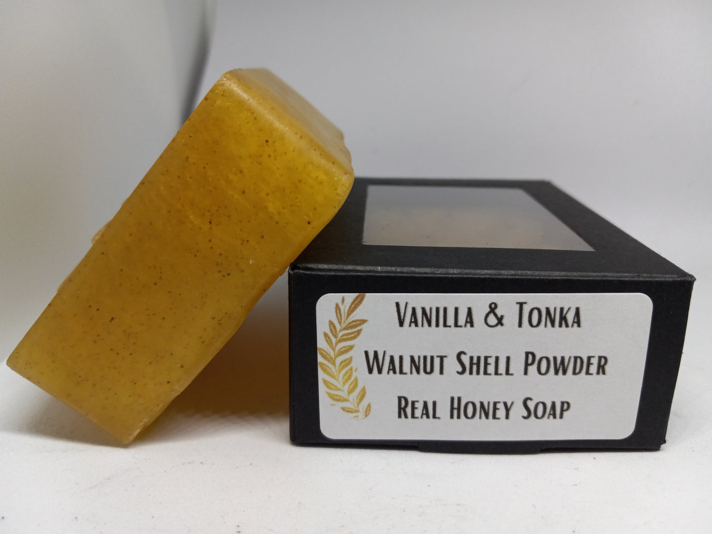Vanilla and Tonka - Hand Poured Exfoliating Honey Soap