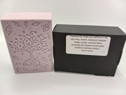 Lavender Essential oil - Hand Poured Exfoliating Oatmeal Soap