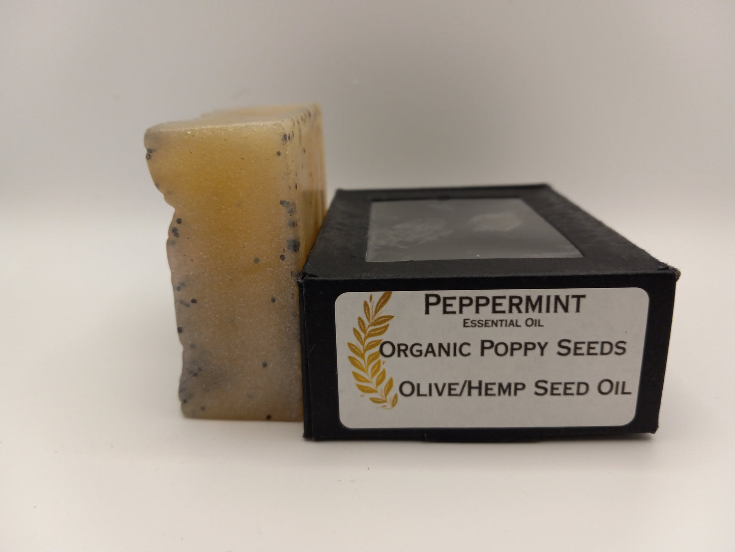 Peppermint - Hand Poured Exfoliating Olive Oil / Hemp Seed Oil Soap