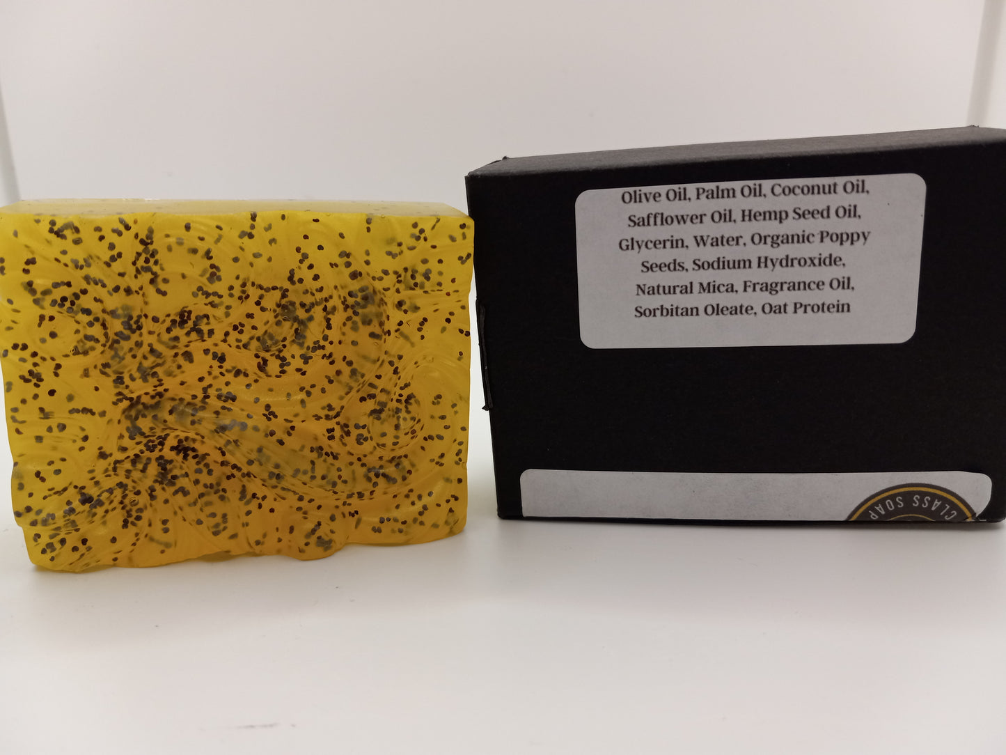 Lemon Bar - Hand Poured Exfoliating Olive Oil / Hemp Seed Oil Soap