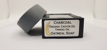 Black Oat Detox Bar - Hand Poured Oatmeal Soap